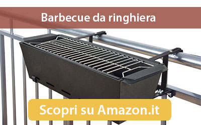 Vendita barbecue da ringhiera Amazon